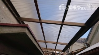 波板 張り替え完了