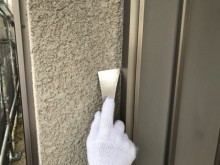 旧シール撤去作業