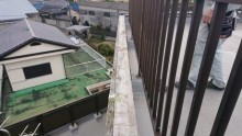 養生撤去下地