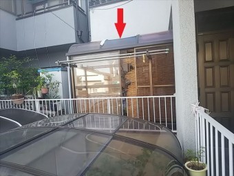 堺市中区にてサンルーム屋根のポリカーボネート板の張替えを行いました 街の屋根やさん堺店