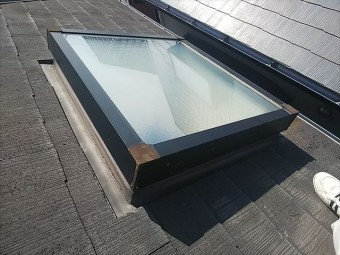 天窓雨漏り外部確認