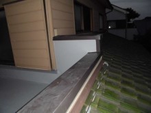 手摺笠木取付け完了