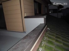 手摺笠木取付け完了