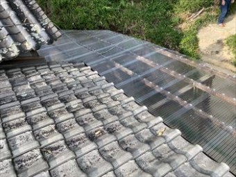 波板張替完了
