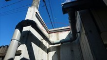 へこみ部分の屋根下地取付