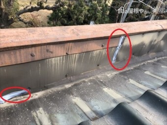 笠木 立ち上がりコーキング
