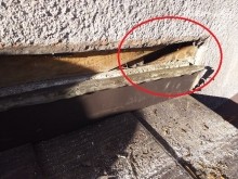 屋根・壁取合い板金仕舞い