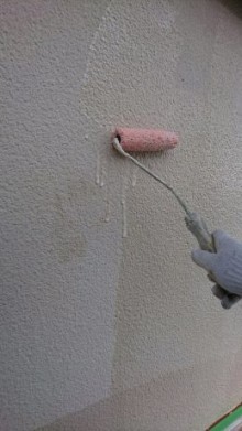 下塗ローラー塗装