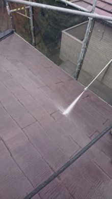 屋根高圧洗浄