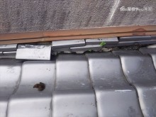 雨漏り部瓦状況