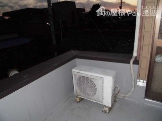テラス雨漏り改修完了