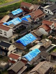 地震での瓦落下