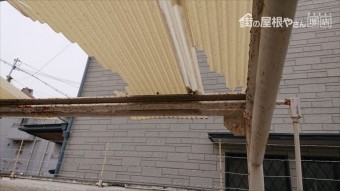 波板破損状況