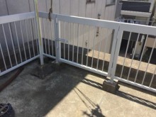 ベランダ清掃完了