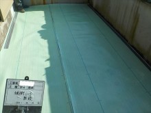 シート防水緩衝シート敷設