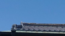 大棟・冠瓦飛散状況