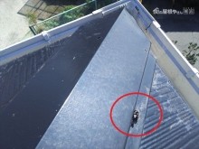 屋根隅棟棟板状況