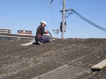 棟廻り点検、補修