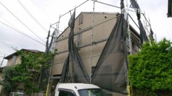 足場台風養生