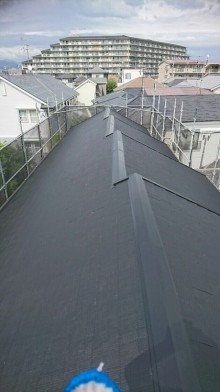 屋根塗装完了