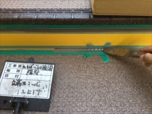 鉄骨階段床面シート貼りシール仕上げ