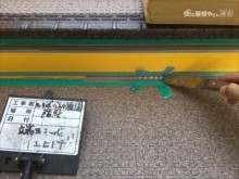 鉄骨階段床面シート貼りシール仕上げ