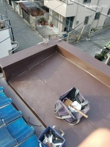 鋼板平葺き完了
