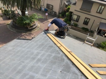 板金 取付状況