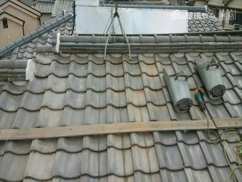 棟瓦積み直し完了