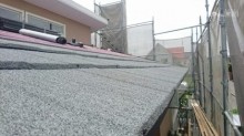 エコグラーニ施工中