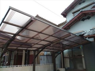 カーポート飛散 工事後