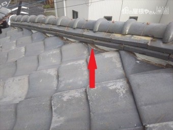 棟瓦積み直し完了