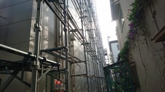 北面足場組状況