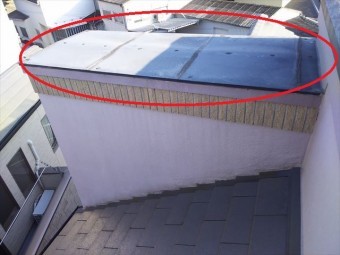階段室屋根現状