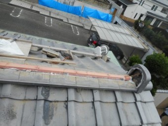 大棟積み替え状況
