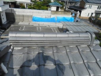 のし・冠・鬼葺き完了