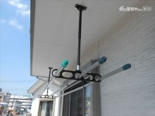 物干し金物設置完了