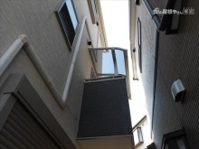 ベランダ屋根設置完了
