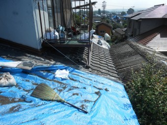 現調時 下屋 瓦
