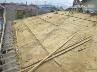 下地木取付作業