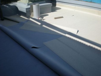 シート防水仮並べ