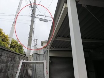駐車場屋根の現況