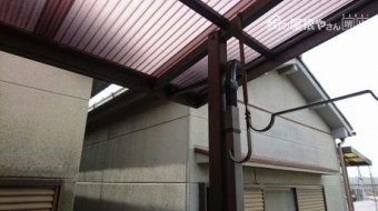 樋やり替え完了