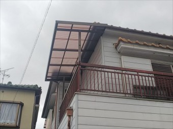 波板張り付け完了 全景