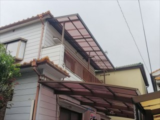 波板張り付け完了 全景