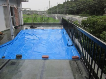 現調 2階 ベランダ