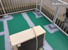手摺足元施工状況