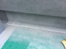 巾木下施工状況