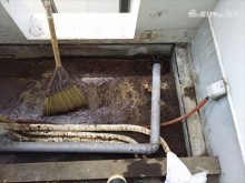 バルコニー植栽・土撤去完了状況