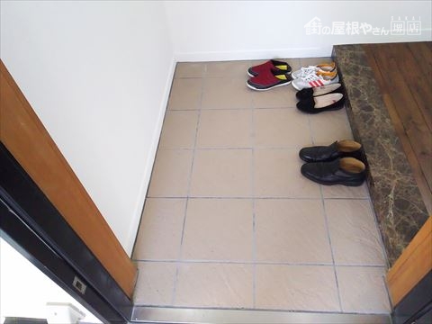 床タイル・壁塗装完了